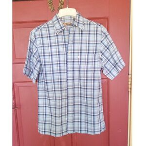 G.H. Bass Men's Small Short Sleeve Button Up Cotton Shirt